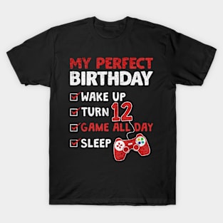 my perfect birthday 12 years T-Shirt